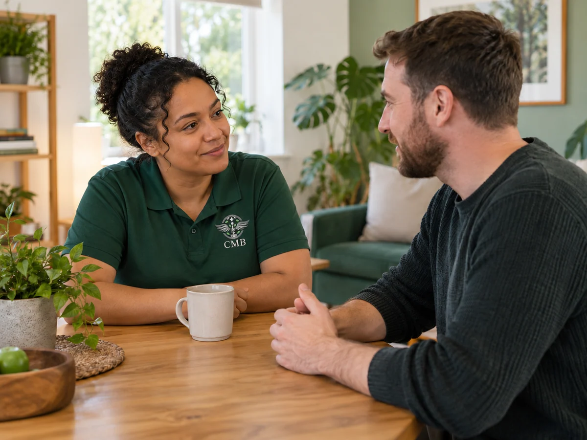 Illustrative community care and everyday support.